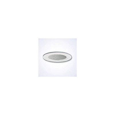 Halo Recessed Lighting 993W 4" White Baffle Trim With Coilex Baffle