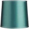 Sydnee Large Soft Teal Silver Trim Drum Lamp Shade 14x16x11 (Spider) view 1