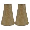 Urbanest Softback Bell Lamp Shade, Faux Leather, 5-inch by 9-inch by 7-inch, Spider-Fitter, Set of 2 view 1