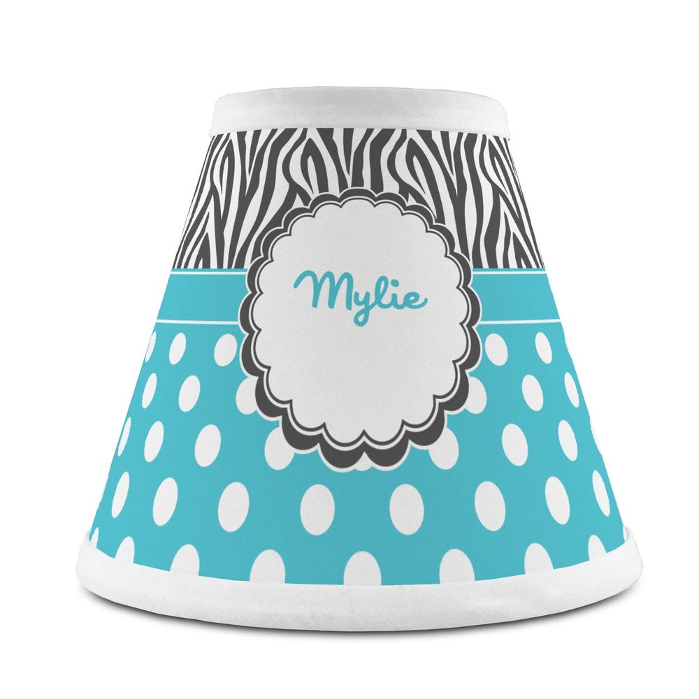 Baby Milano Personalized Dots & Zebra Chandelier Lamp Shade