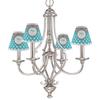 Baby Milano Personalized Dots & Zebra Chandelier Lamp Shade view 4