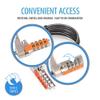 V7 SLC4000-13NB Portable Security Cable with Combo Lock - 10k resettable combinations, cut resistant cable view 4