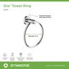 Symmons 353TR-BBZ Dia Wall-Mounted Towel Ring in Brushed Bronze view 3