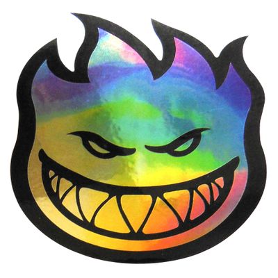 VATH Spitfire Flame Head tie Dyed Sticker 60mmW x 80mmH / 3 1/8H x 2 3/8W [C32]