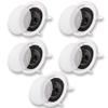 Acoustic Audio by Goldwood CS-IC83 8 3-Way In Ceiling Home Theater Speaker System (White, 5 Speakers) view 1
