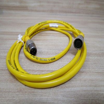 TURCK KB 3T-2-SB 3T (U2425-0), YELLOW, LENGTH 6.56 FT (2 M), CABLE, MICROFAST MOLDED CORDSET