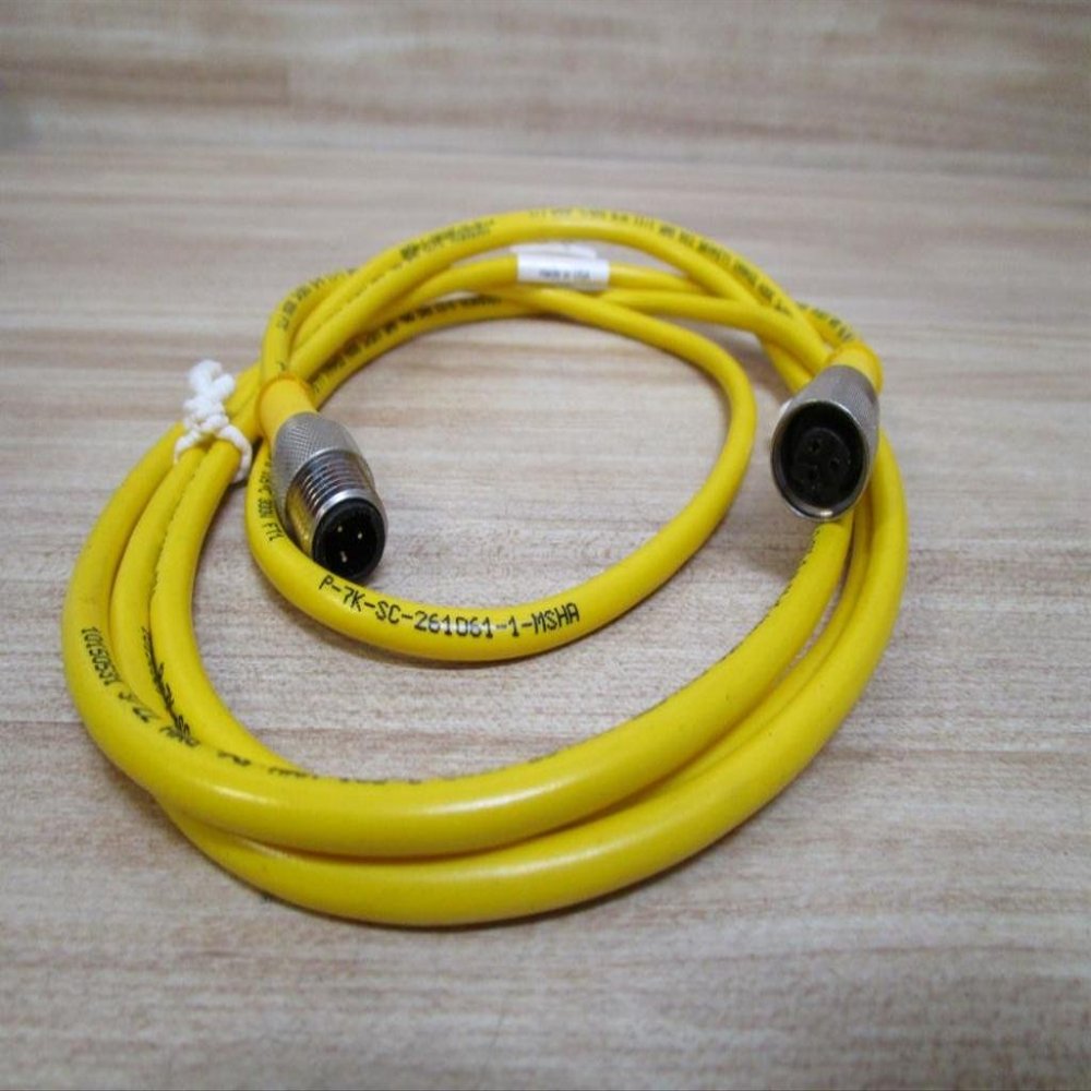 TURCK KB 3T-2-SB 3T (U2425-0), YELLOW, LENGTH 6.56 FT (2 M), CABLE, MICROFAST MOLDED CORDSET