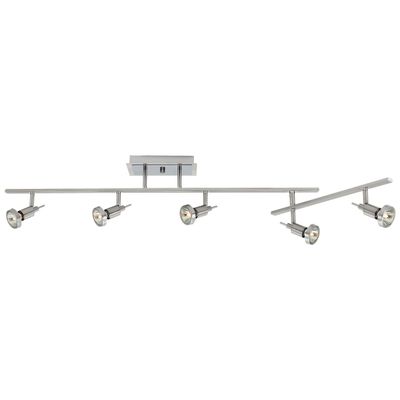 Viper - LED Spotlight Semi-Flush Mount - 5-Light - Brushed Steel Finish