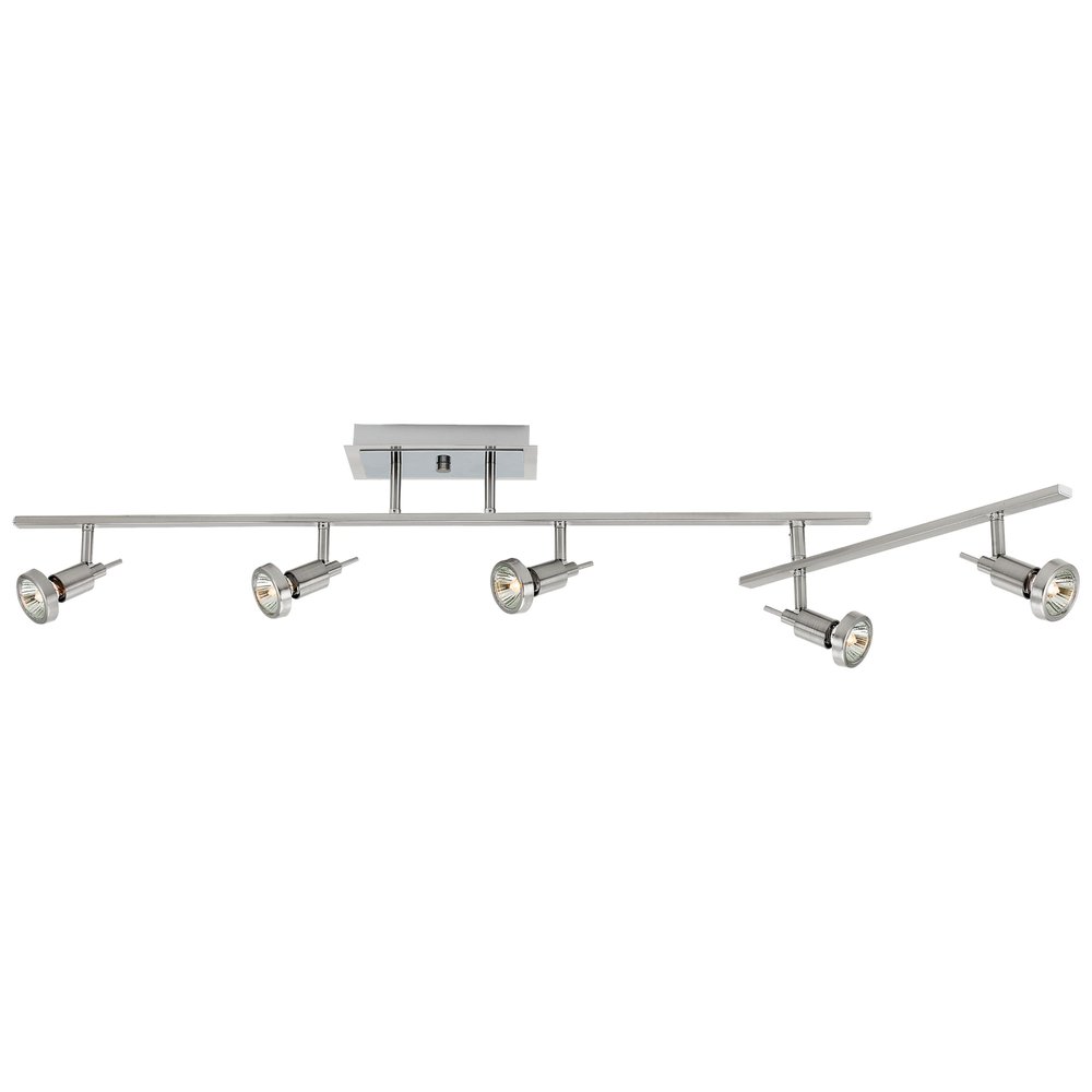 Viper - LED Spotlight Semi-Flush Mount - 5-Light - Brushed Steel Finish