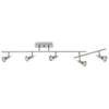 Viper - LED Spotlight Semi-Flush Mount - 5-Light - Brushed Steel Finish view 1