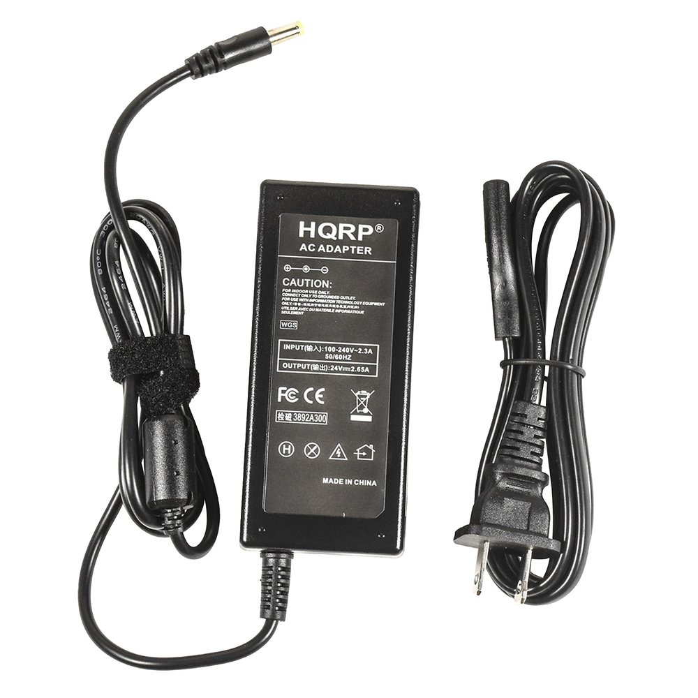 HQRP AC Adapter Compatible with HP ScanJet 3000 Pro3000 5530 G4010 G4050 L1956A L1956AR L1957A L1957AR L1980A L1980AR L2723A L2737A Q3870A Q3871A Q3871AR Scanner Power Supply Cord + Euro Plug Adapter