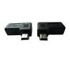 AKOAK USB 2.0 Adapter Plug 1 Pair 90 Degree Left and Right Angle Mini USB Male to Micro USB Female Connector Adapter view 3