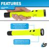 Nightstick XPR-5542GMX Intrinsically Safe Rechargeable Dual-Light Flashlight with Magnet, Green/Black view 4