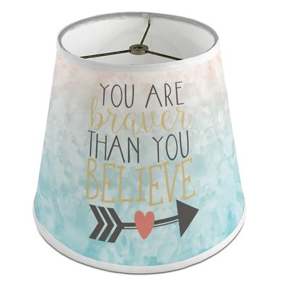 YouCustomizeIt Inspirational Quotes Empire Lamp Shade