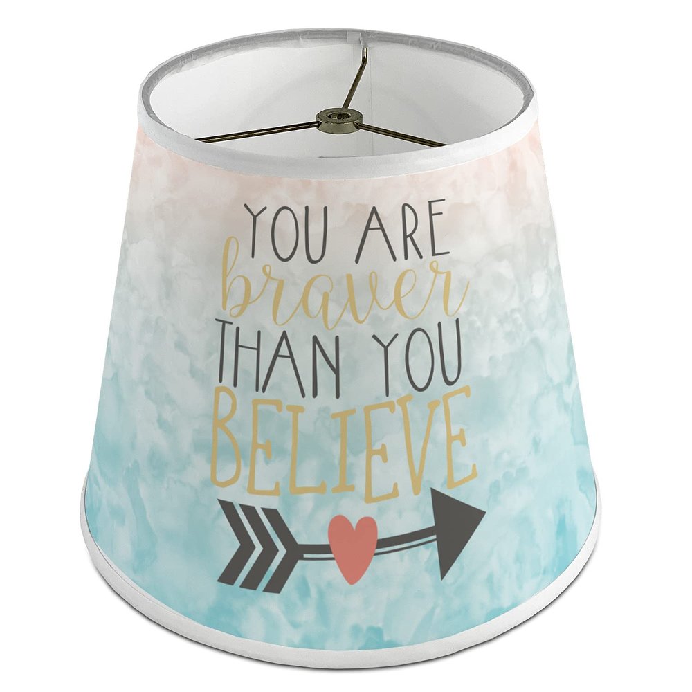 YouCustomizeIt Inspirational Quotes Empire Lamp Shade