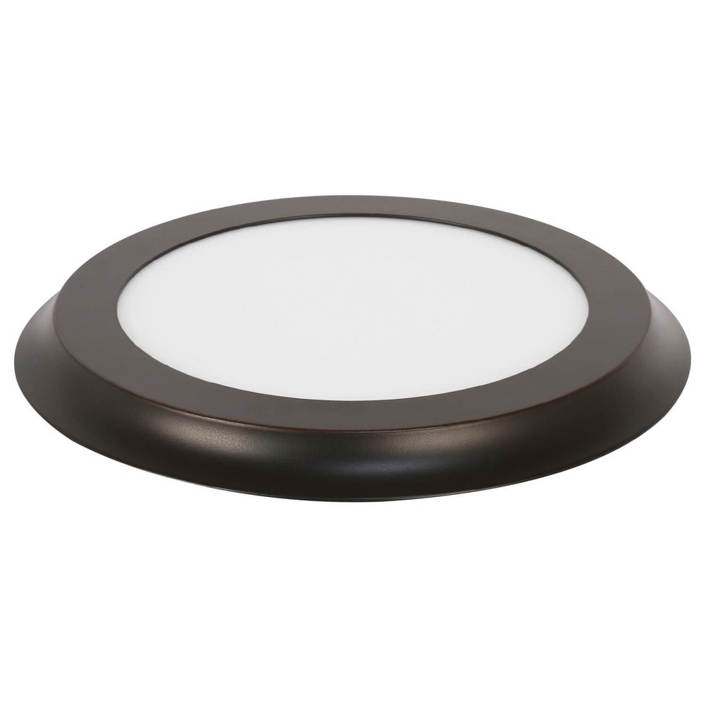 FEIT 74020 1550 Lumen 3000K 15 Inch LED Flat Panel Ceiling Fixture - BRONZE FINISH