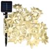 Hometown Evolution, Inc. Solar Powered Lotus Flower String Lights - 30 LED Warm White, 8 Modes, Outdoor Waterproof for Gardens, Patios, Yards, Home, Parties and More view 1