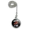 Beware of Hog Biker Motorcycle Chopper Ceiling Fan and Light Pull Chain view 1