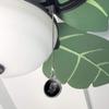 Skulls and Roses Floral Flowers Biker Motorcycle Ceiling Fan and Light Pull view 3