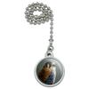 GRAPHICS & MORE American Kestrel on Branch Painting Ceiling Fan and Light Pull Chain view 1