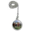 GRAPHICS & MORE Horses Running Wild Ceiling Fan and Light Pull Chain view 1