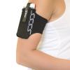 Sprigs Phone Armband for Running, Stretch Sleeve Arm Holder for iPhone 17, Samsung Galaxy S26 & Google Pixel 11, Fits Smartphones with Case for Jogging & Walking - Black Reflective, Small view 2