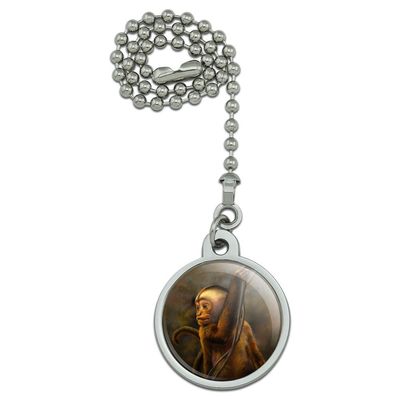 GRAPHICS & MORE Capuchin Monkey Organ Grinder Ceiling Fan and Light Pull Chain