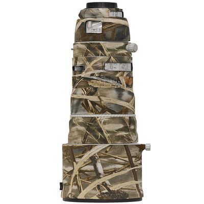LensCoat Lens Cover for Canon 200-400 is f4 Camouflage Neoprene Camera Lens Protection Sleeve (Realtree Max4 HD) lenscoat