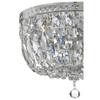 Crystorama elight Design ED0451203CH 3 Light Flush Mount in Traditional and Crystal Style-7 Inches Tall and 12 Inches Wide, Finish Color: Chrome view 4