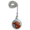 GRAPHICS & MORE Brown Cow Cattle Horns Ceiling Fan and Light Pull Chain view 1
