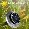 Solar Ground Lights,8 LED Garden Lights Waterproof Patio Outdoor Light with Light Sensor for Lawn,Pathway,Yard,Driveway,Step and Walkway (8 Pack White) (style2) view 2