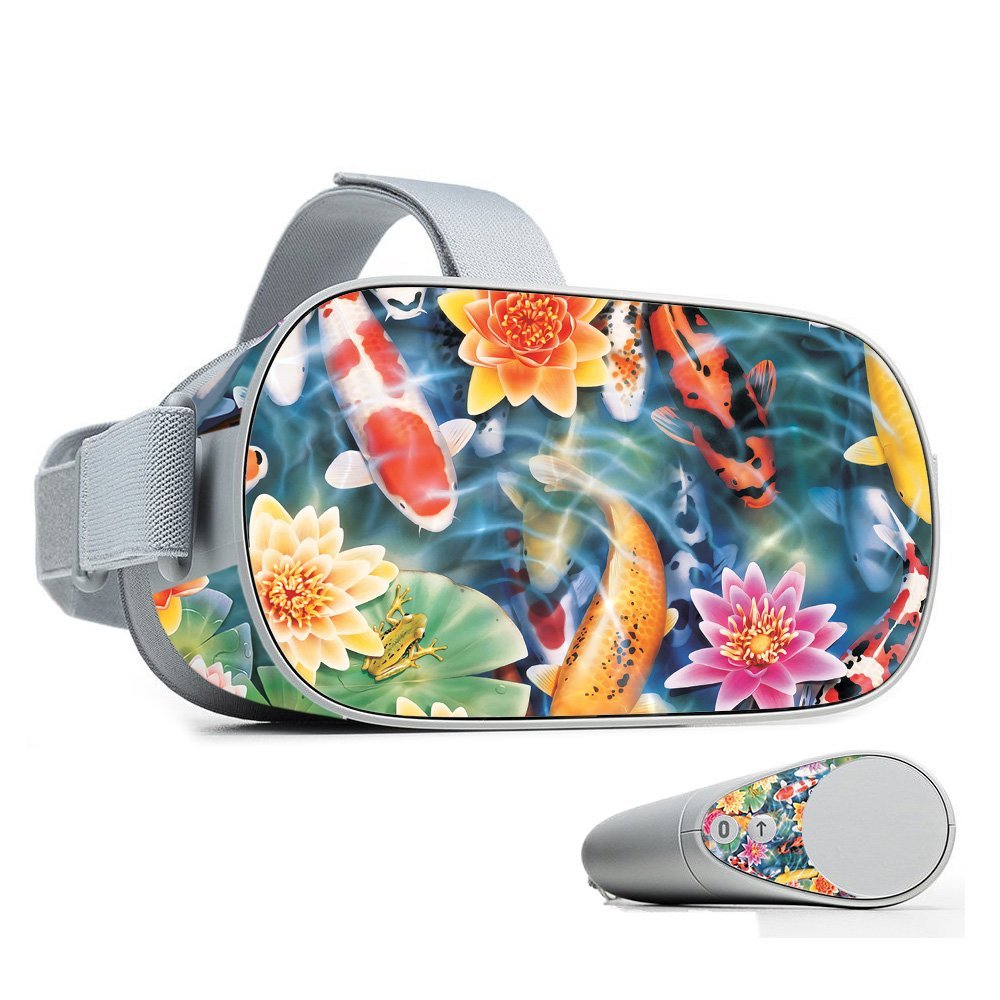 MightySkins Skin Compatible with Oculus Go Mobile VR - Koi Pond | Protective, Durable, and Unique Vinyl Decal wrap Cover | Easy to Apply, Remove, and Change Styles | Made in The USA