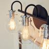 Quoizel Andrews 3-Light Earth Black Vanity Light view 2
