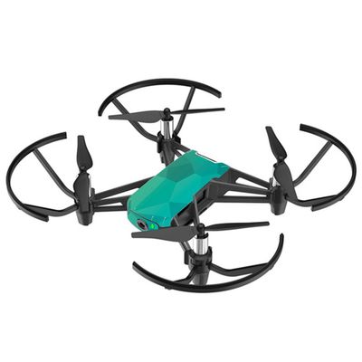 MightySkins Skin Compatible with DJI Ryze Tello Drone - Blue Green Polygon | Protective, Durable, and Unique Vinyl Decal wrap Cover | Easy to Apply, Remove, and Change Styles | Made in The USA