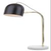 SAFAVIEH Lighting Collection Drina Gold/ Black 24-inch Bedroom Living Room Home Office Desk Dorm Study Nightstand Task Table Lamp (LED Bulb Included) view 1