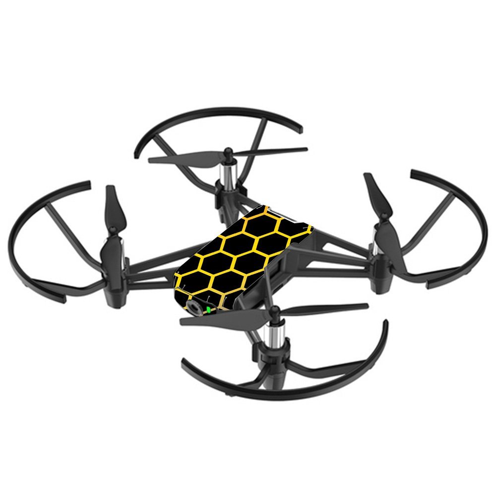 MightySkins Skin Compatible with DJI Ryze Tello Drone - Primary Honeycomb | Protective, Durable, and Unique Vinyl Decal wrap Cover | Easy to Apply, Remove, and Change Styles | Made in The USA