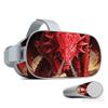 MightySkins Skin Compatible with Oculus Go Mobile VR - Angry Dragon | Protective, Durable, and Unique Vinyl Decal wrap Cover | Easy to Apply, Remove, and Change Styles | Made in The USA view 1