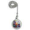 GRAPHICS & MORE Starfish Watercolor Tropical Ocean Beach Ceiling Fan and Light Pull Chain view 1