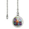 GRAPHICS & MORE Starfish Watercolor Tropical Ocean Beach Ceiling Fan and Light Pull Chain view 2
