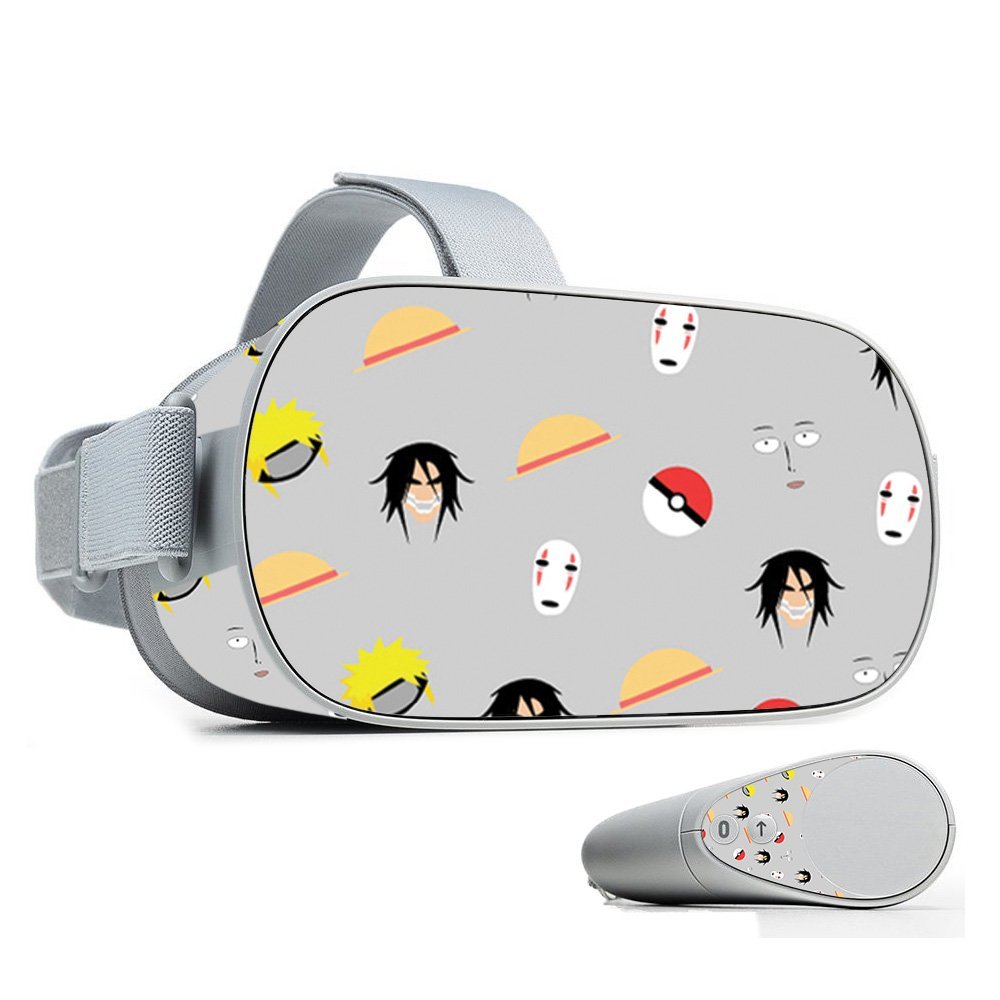 MightySkins Skin Compatible with Oculus Go Mobile VR - Anime Fan | Protective, Durable, and Unique Vinyl Decal wrap Cover | Easy to Apply, Remove, and Change Styles | Made in The USA
