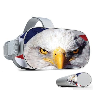 MightySkins Skin Compatible with Oculus Go Mobile VR - America Strong | Protective, Durable, and Unique Vinyl Decal wrap Cover | Easy to Apply, Remove, and Change Styles | Made in The USA