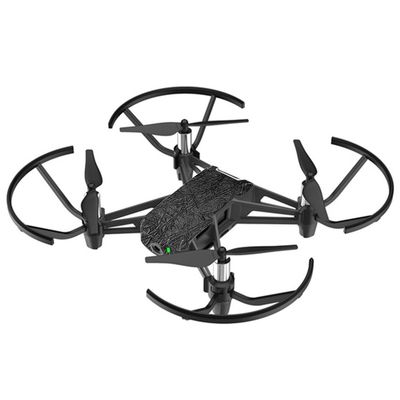 MightySkins Skin Compatible with DJI Ryze Tello Drone - Black Leather | Protective, Durable, and Unique Vinyl Decal wrap Cover | Easy to Apply, Remove, and Change Styles | Made in The USA