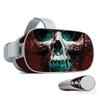 MightySkins Skin Compatible with Oculus Go Mobile VR - Wicked Skull | Protective, Durable, and Unique Vinyl Decal wrap Cover | Easy to Apply, Remove, and Change Styles | Made in The USA view 1