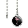 GRAPHICS & MORE Pink Flamingos Palm Tree Ceiling Fan and Light Pull Chain view 2
