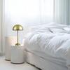 Novogratz x Globe 21" 2-Light Matte Brass Table Lamp view 3