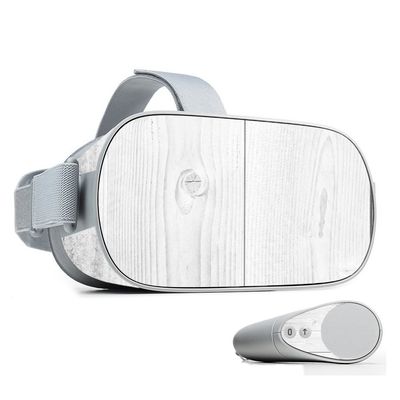 MightySkins Skin Compatible with Oculus Go Mobile VR - White Wood | Protective, Durable, and Unique Vinyl Decal wrap Cover | Easy to Apply, Remove, and Change Styles | Made in The USA
