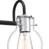 Quoizel Andrews 2-Light Earth Black Vanity Light view 3