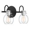Quoizel Andrews 2-Light Earth Black Vanity Light view 4