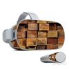 MightySkins Skin Compatible with Oculus Go Mobile VR - Stacked Wood | Protective, Durable, and Unique Vinyl Decal wrap Cover | Easy to Apply, Remove, and Change Styles | Made in The USA view 1
