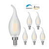 carryBC Candelabra LED Bulbs 2700K 40w Equivalent Improve Flame tip Frosted Glass E12 Base Warm White Decoration E12 LED Bulb Dimmable 6 Pack view 2